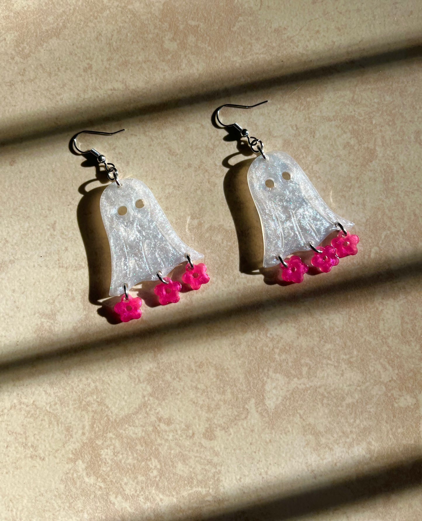 Floral Ghost Earrings
